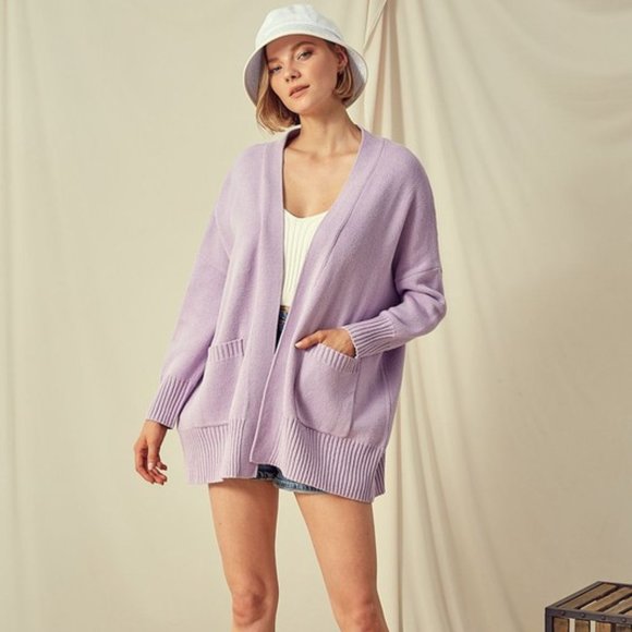❤️HP Lavender Oversized Cardigan - Picture 2 of 10